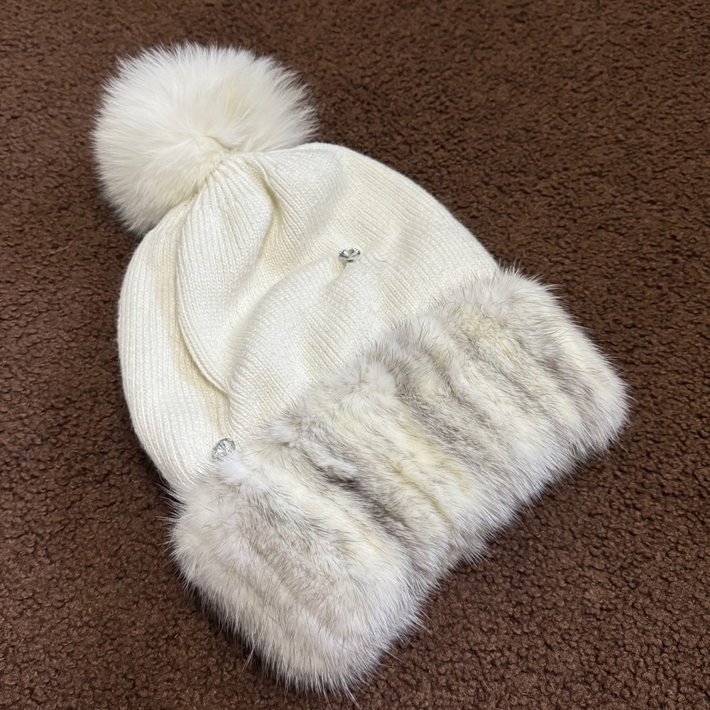 Fur Pom Beanie